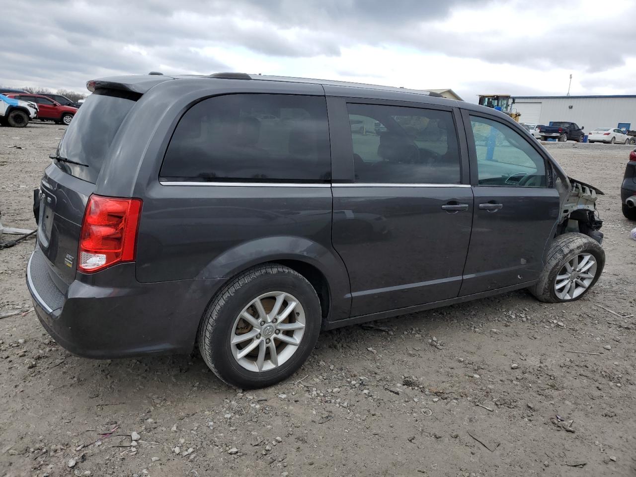 2019 Dodge Caravan VIN 2C4RDGCG1KR614528 Copart auction photo, front end / mechanical damage thumbnail 3