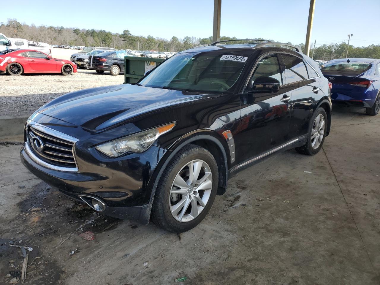 2012 Infiniti FX VIN JN8AS1MUXCM121539 - Copart auction photo