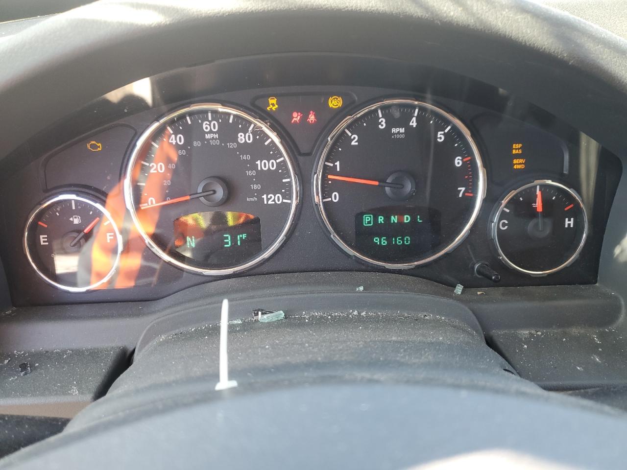 2008 Jeep Liberty (North America) VIN 1J8GN28K68W279361 Copart auction photo, side / top/roof damage thumbnail 9