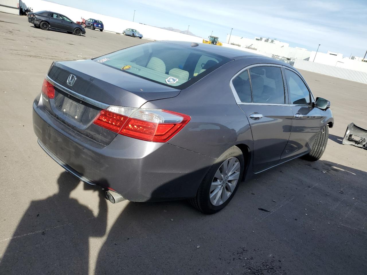 2014 Honda Accord VIN 1HGCR2F83EA160064 Copart auction photo, front end / undercarriage damage thumbnail 3
