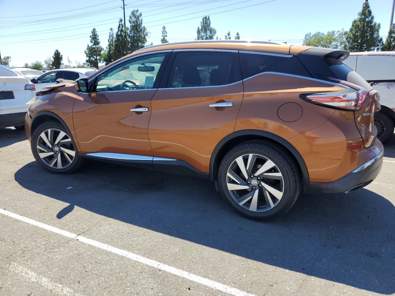 2015 Nissan Murano VIN 5N1AZ2MH4FN257465 Copart auction photo, all over / undercarriage damage thumbnail 2