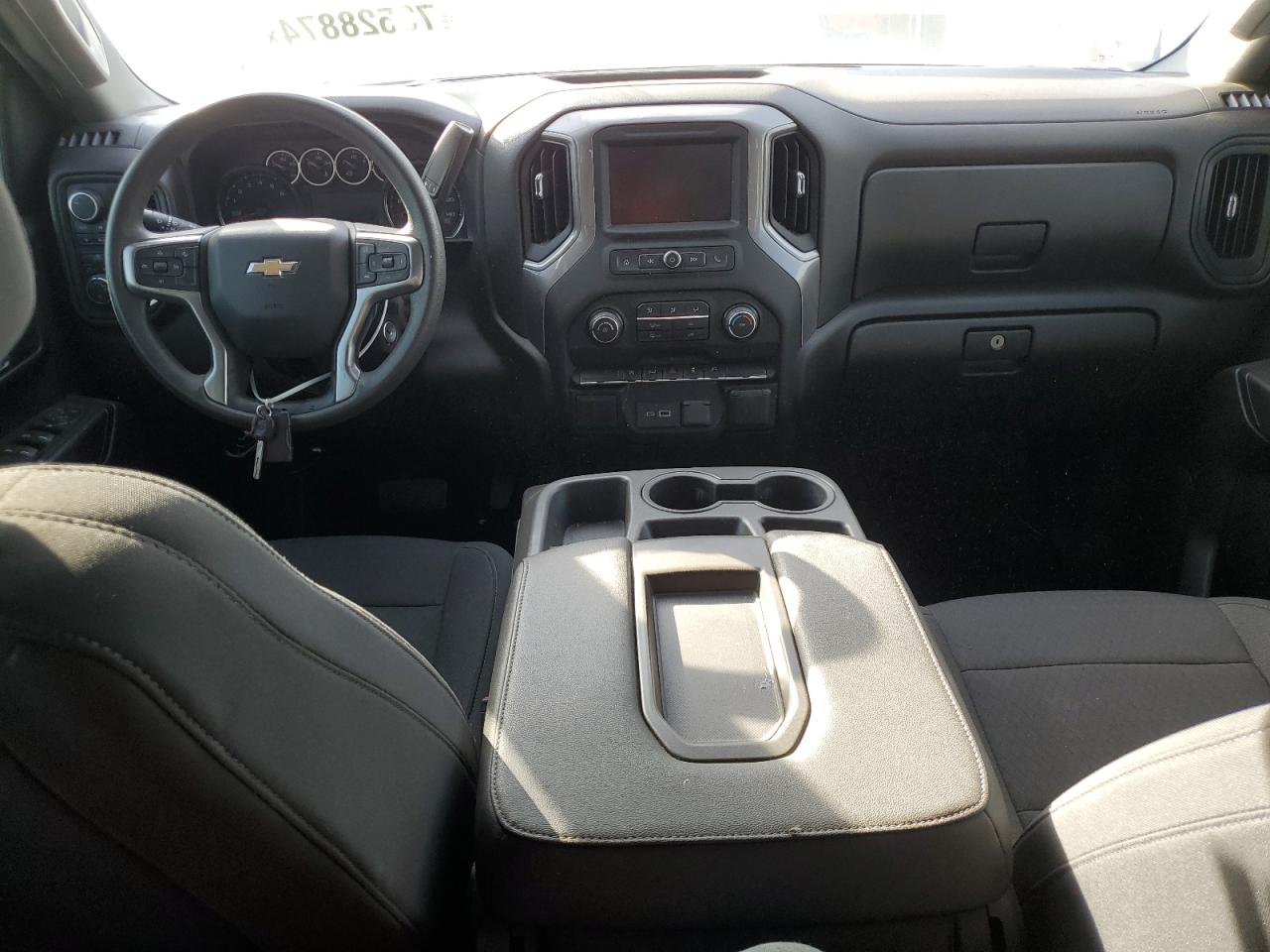 2022 Chevrolet Silverado VIN 1GCRYBEK8NZ200102 Copart auction photo, side / hail damage thumbnail 8