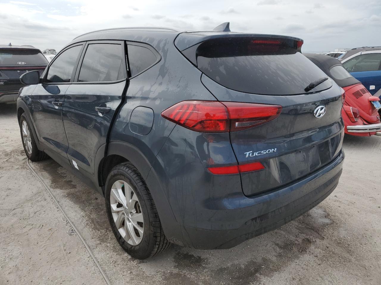 2021 Hyundai Tucson VIN KM8J33A44MU401317 Copart auction photo, water/flood damage thumbnail 2