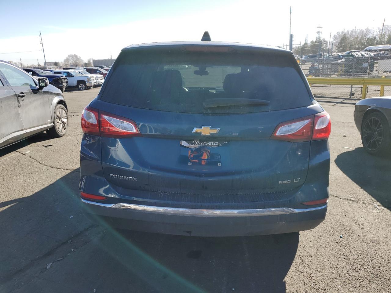 2020 Chevrolet Equinox VIN 3GNAXUEV5LL215349 Copart auction photo, side damage thumbnail 6