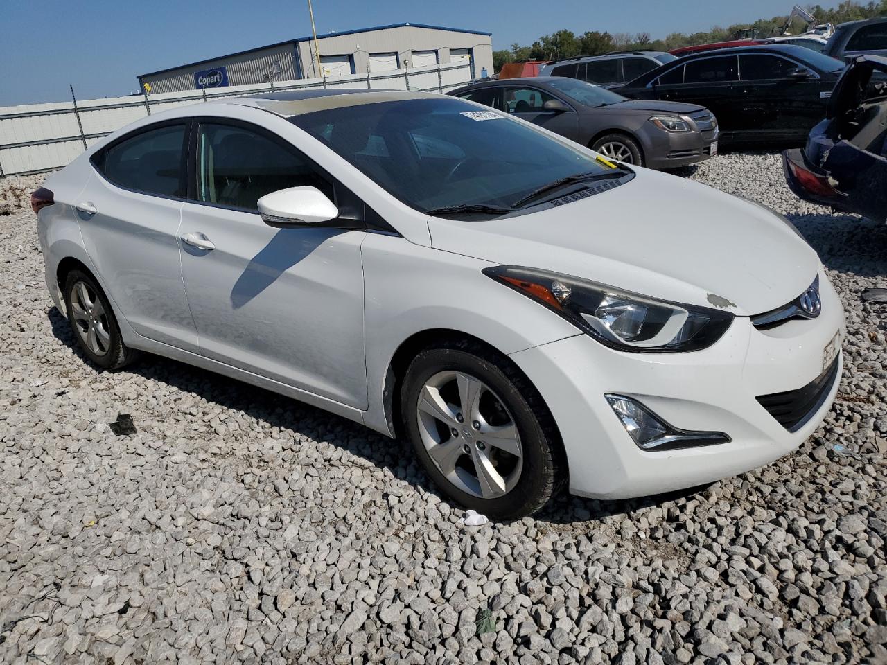 2016 Hyundai Elantra VIN 5NPDH4AE4GH772610 Copart auction photo, side damage thumbnail 4