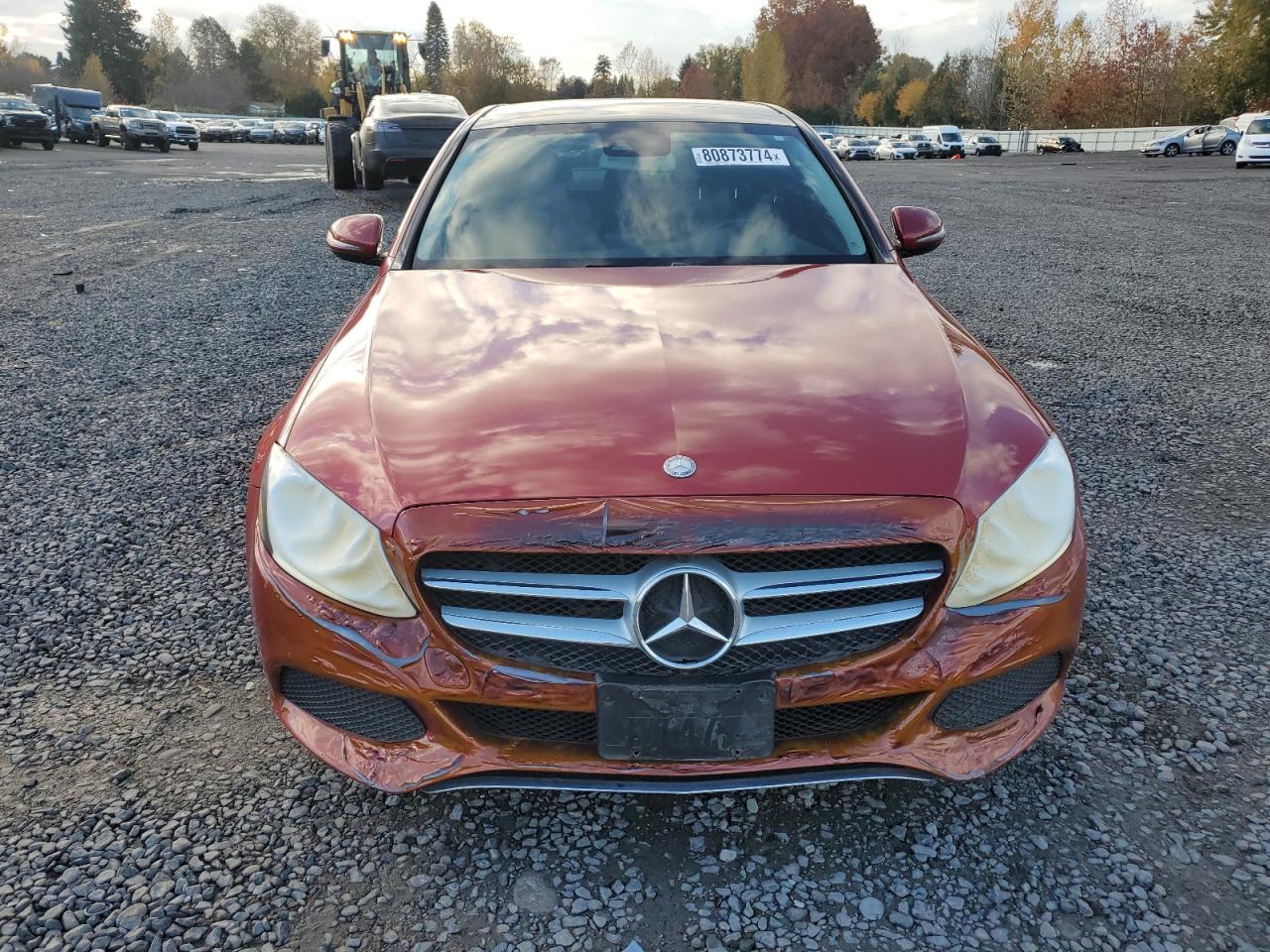 2016 Mercedes-Benz C-klasse VIN 55SWF4JB4GU129787 Copart auction photo, burn - engine / front end damage thumbnail 5