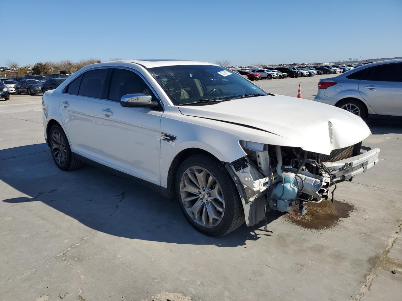 2018 Ford Taurus VIN 1FAHP2F86JG118043 Copart auction photo, front end damage thumbnail 4
