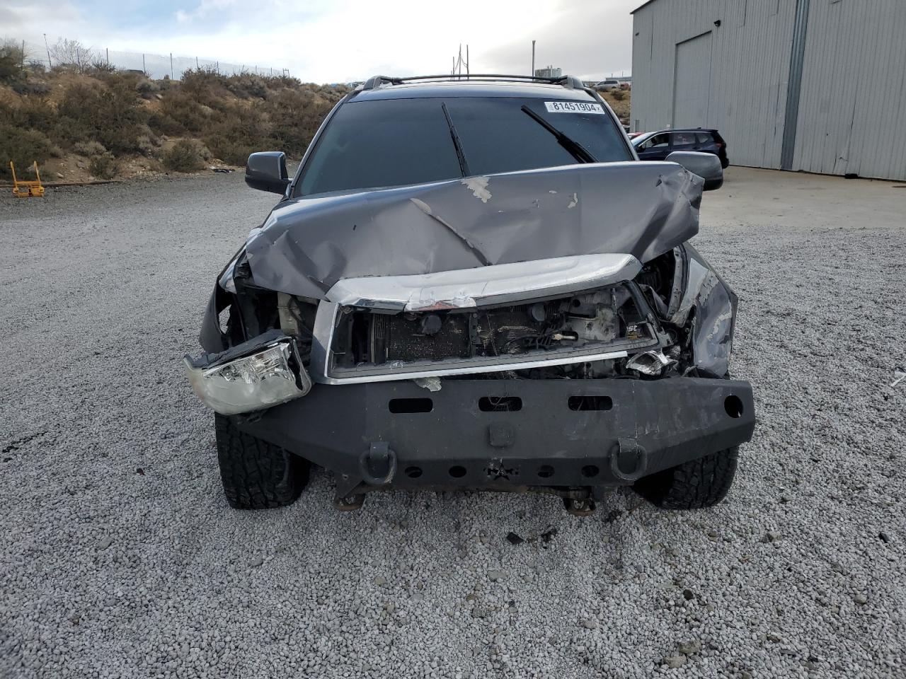 2012 Toyota Sequoia VIN 5TDBY5G12CS072008 Copart auction photo, front end damage thumbnail 5