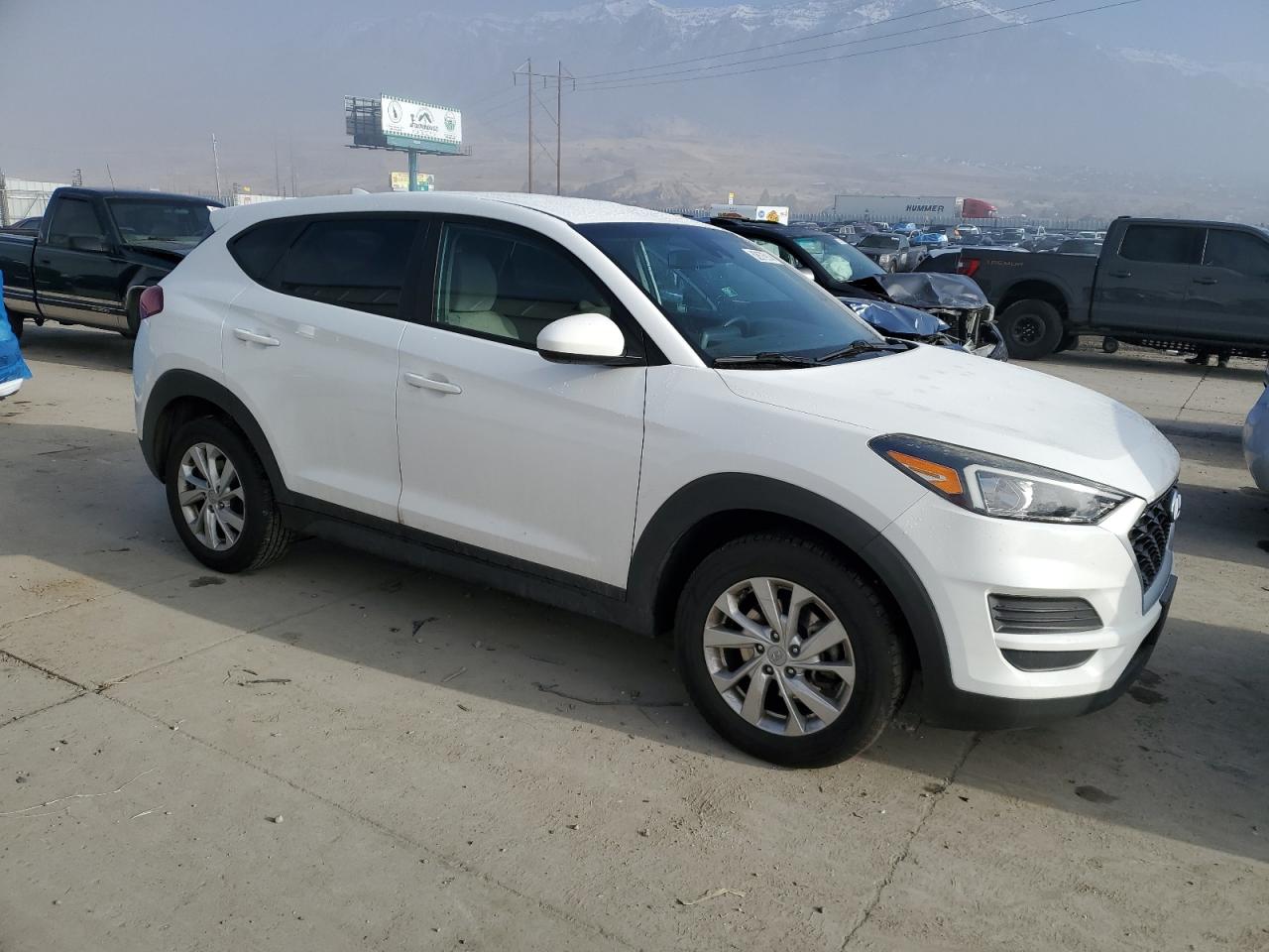 2020 Hyundai Tucson VIN KM8J2CA44LU208957 Copart auction photo, side damage thumbnail 4