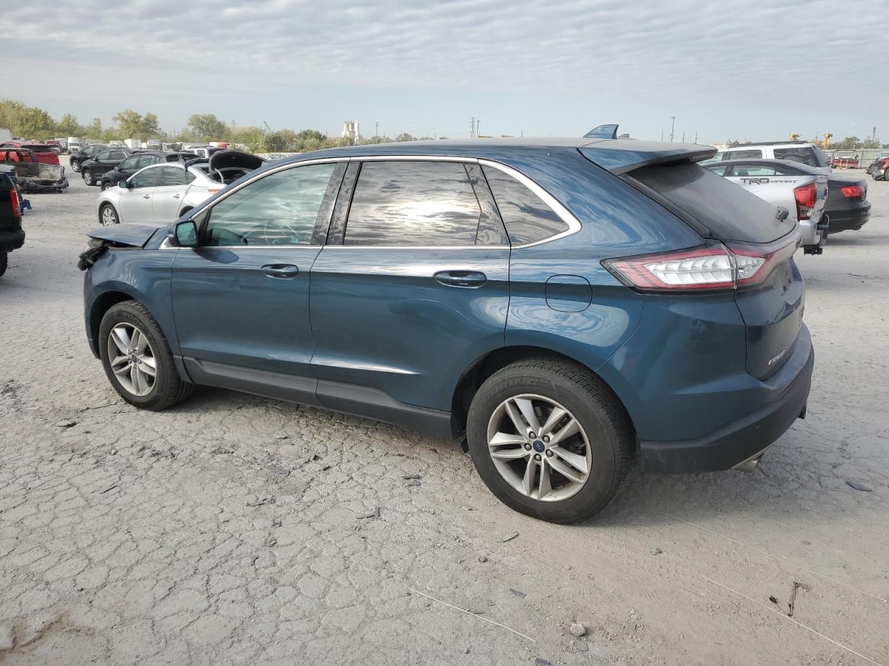 2016 Ford Edge VIN 2FMPK4J94GBB15931 Copart auction photo, front end / undercarriage damage thumbnail 2
