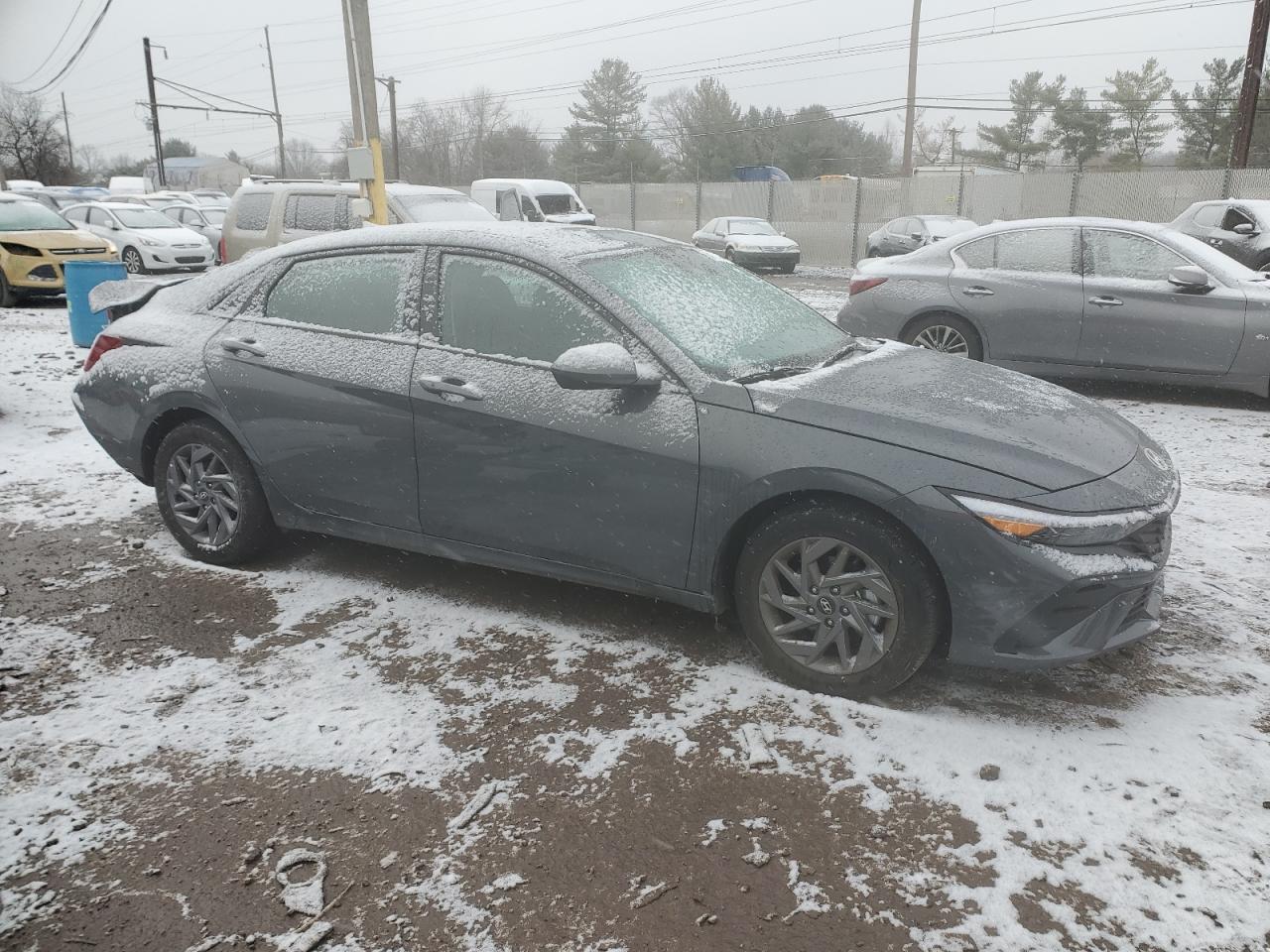 2024 Hyundai Elantra VIN KMHLM4DG6RU783908 Copart auction photo, rear end / minor dent/scratches damage thumbnail 4