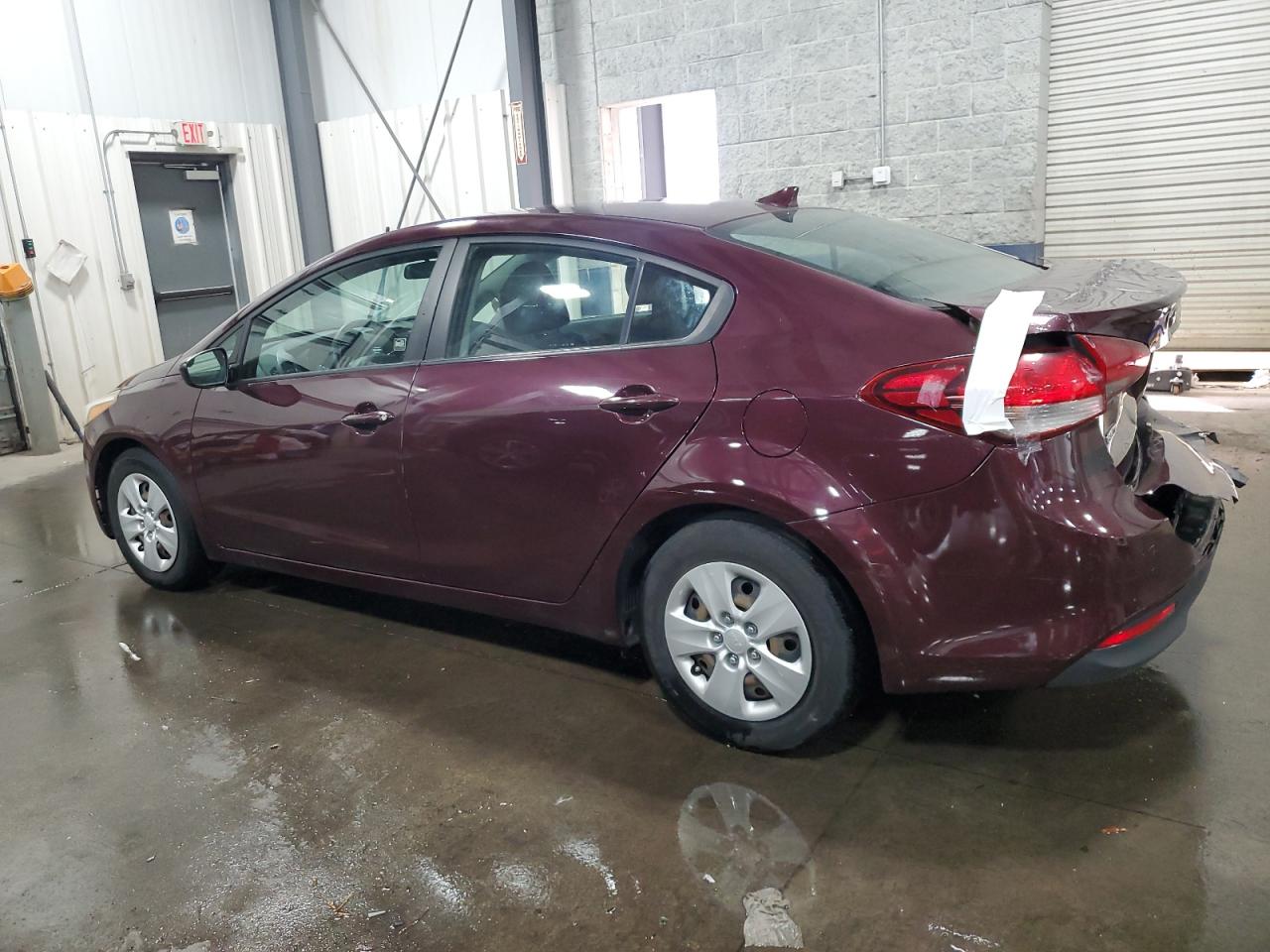 2017 KIA Forte VIN 3KPFL4A7XHE144534 Copart auction photo, rear end damage thumbnail 2