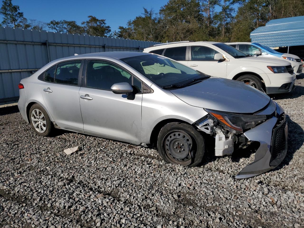 2020 Toyota Corolla VIN JTDEPRAEXLJ009982 Copart auction photo, front end damage thumbnail 4