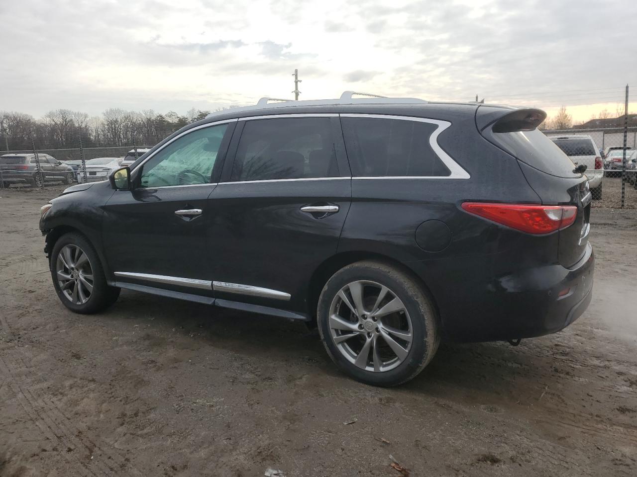 2013 Infiniti JX VIN 5N1AL0MM9DC322094 Copart auction photo, front end damage thumbnail 2