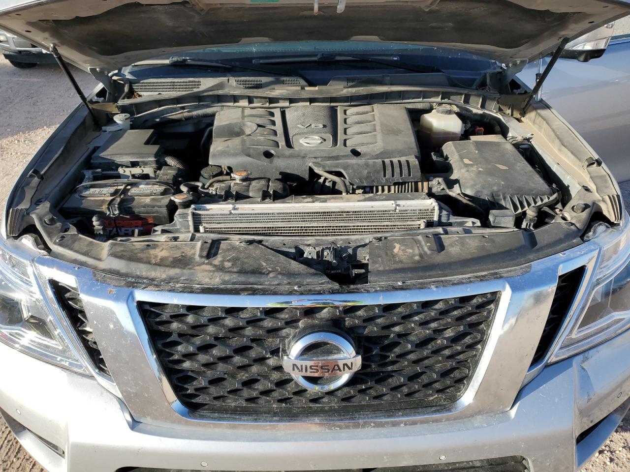 2018 Nissan Armada VIN JN8AY2ND7JX000191 Copart auction photo, mechanical / hail damage thumbnail 12