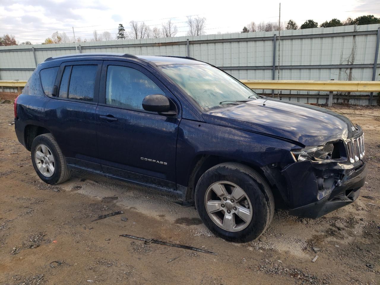 2017 Jeep Compass VIN 1C4NJCBB2HD185935 Copart auction photo, all over damage thumbnail 4
