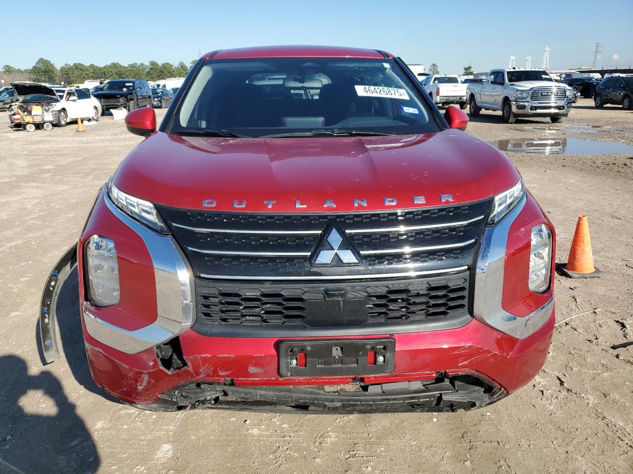 2024 Mitsubishi Outlander VIN JA4J3UA81RZ063635 Copart auction photo, side / front end damage thumbnail 5