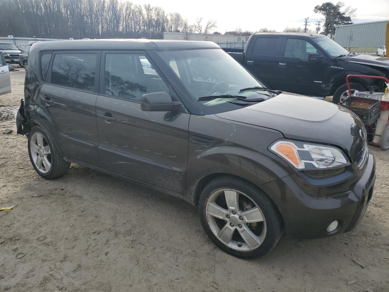 2011 KIA Soul VIN KNDJT2A21B7281100 Copart auction photo, rear end damage thumbnail 4