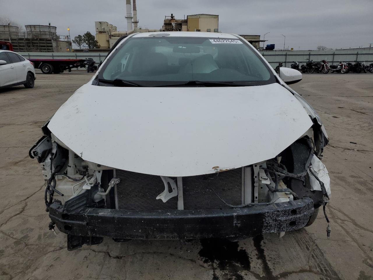 2016 Toyota Corolla VIN 5YFBURHE4GP514709 Copart auction photo, front end / side damage thumbnail 5