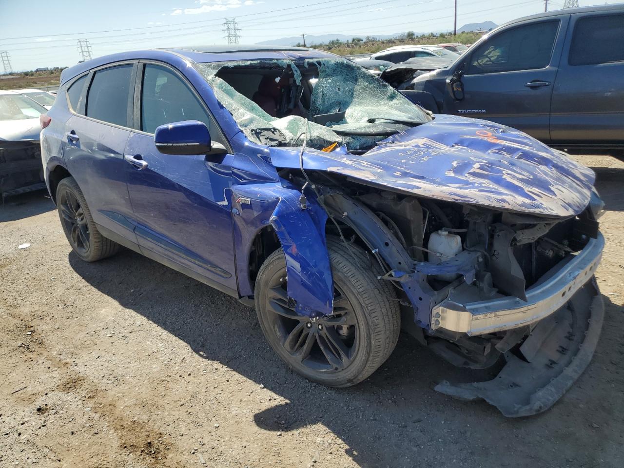 2019 Acura RDX VIN 5J8TC2H62KL020620 Copart auction photo, front end / rear end damage thumbnail 4