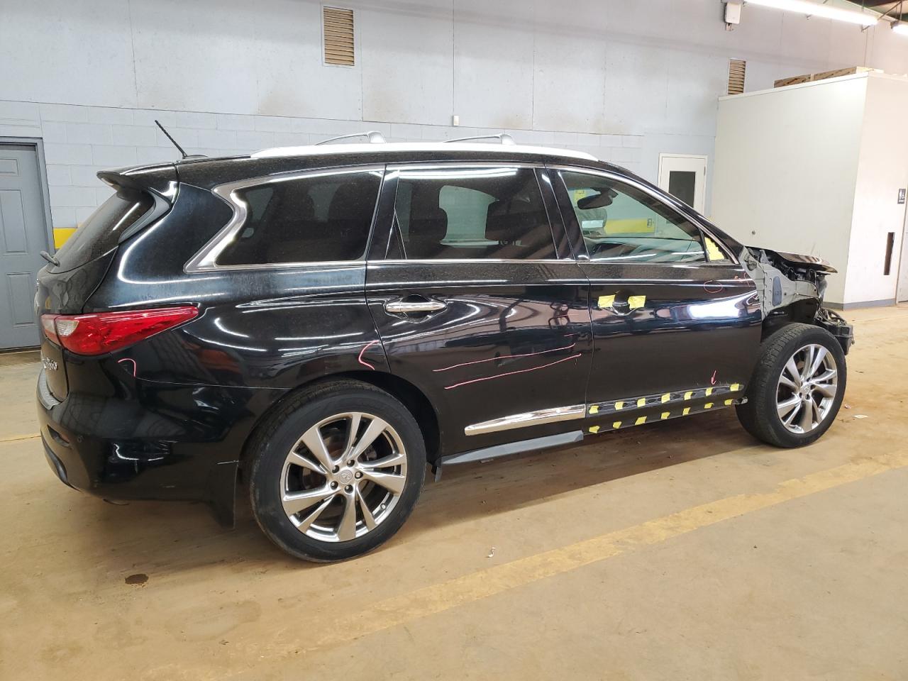 2015 Infiniti QX60 VIN 5N1AL0MM8FC522631 Copart auction photo, front end damage thumbnail 3
