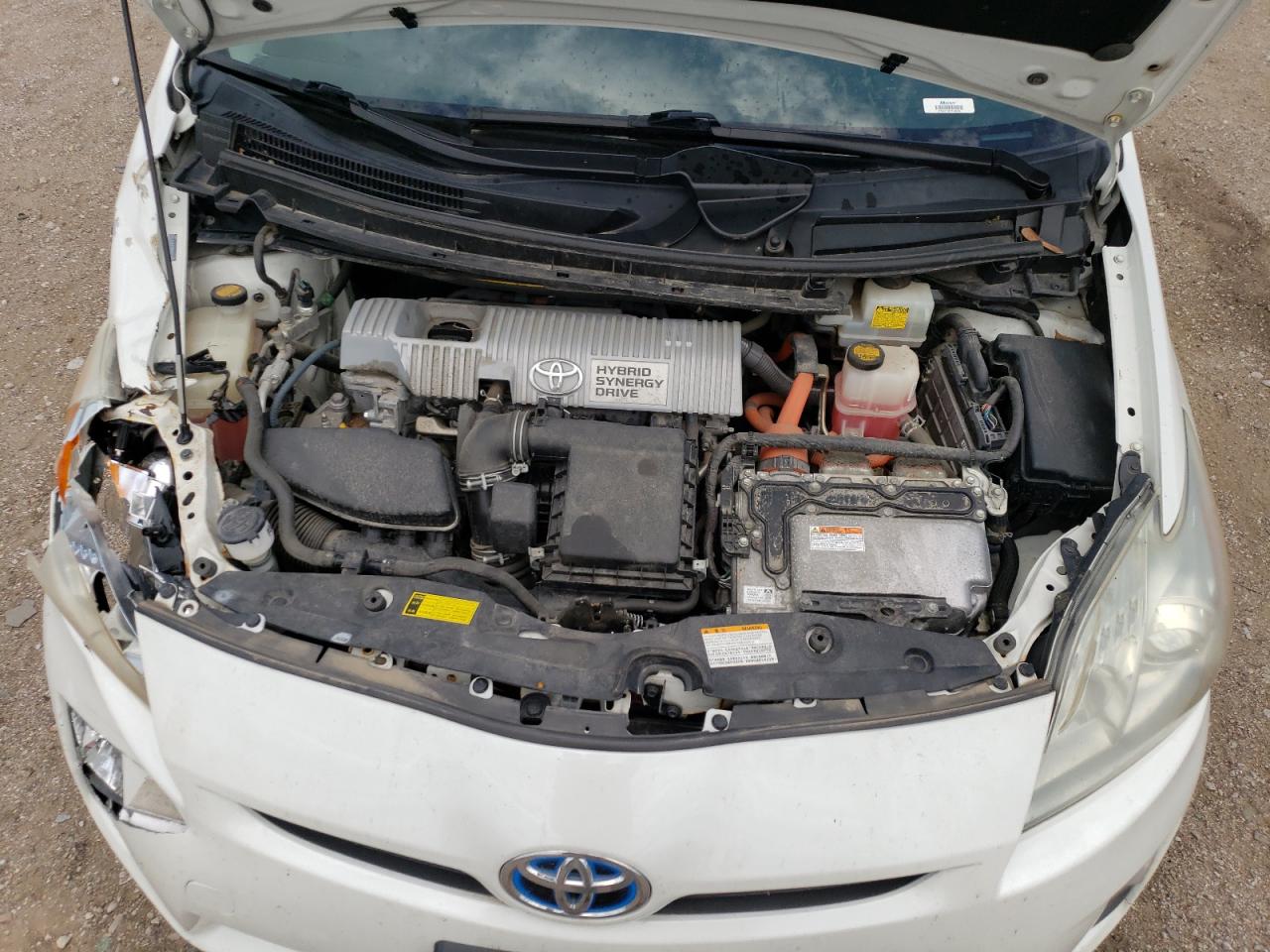 2011 Toyota Prius VIN JTDKN3DU0B1411663 Copart auction photo, front end damage thumbnail 12