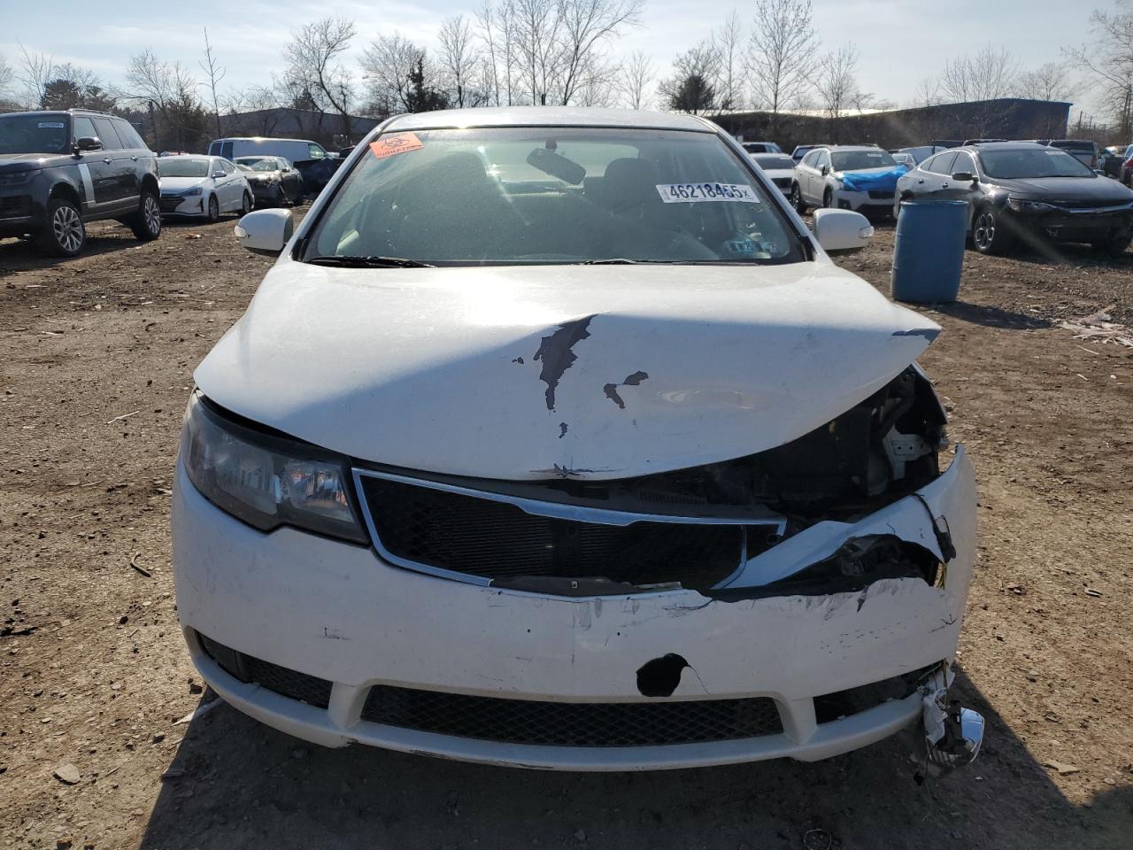 2010 KIA Forte VIN KNAFU4A24A5183281 Copart auction photo, front end / rear end damage thumbnail 5