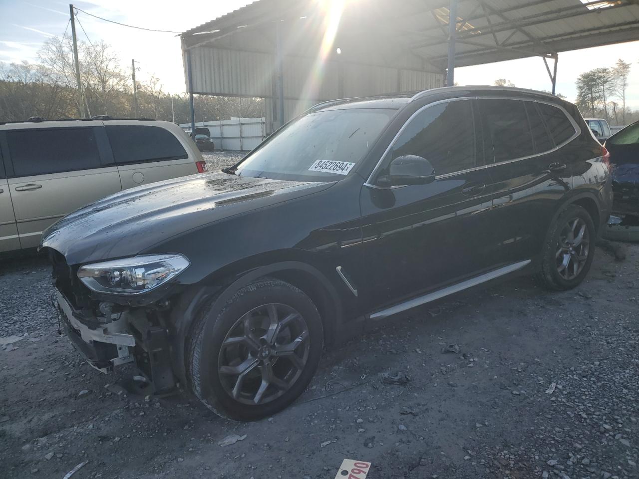 2021 BMW X3 VIN 5UXTY5C00M9G84212
