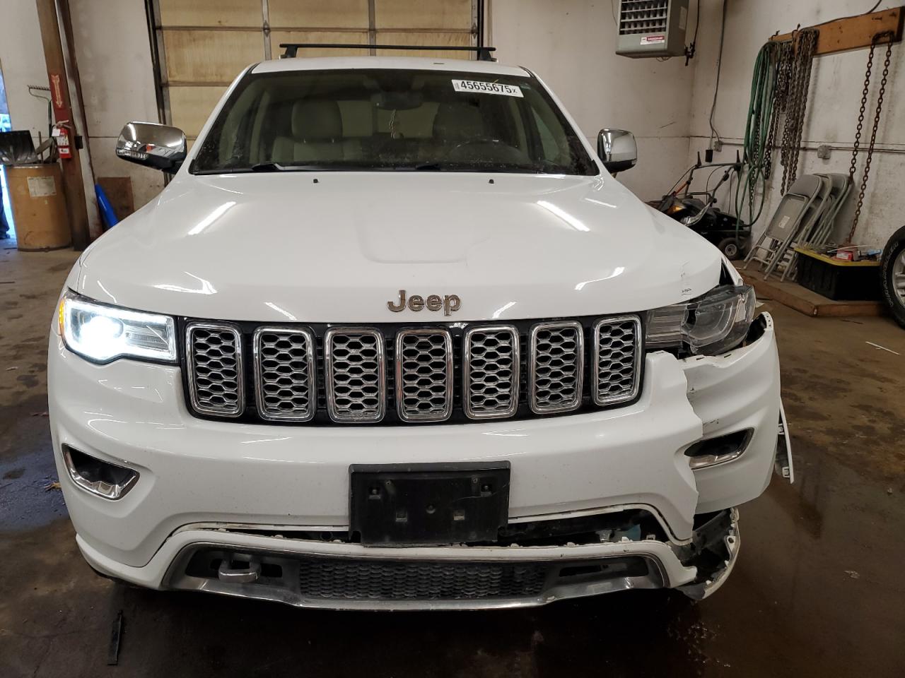 2018 Jeep Grand Cherokee VIN 1C4RJFCG8JC405989 Copart auction photo, front end damage thumbnail 5