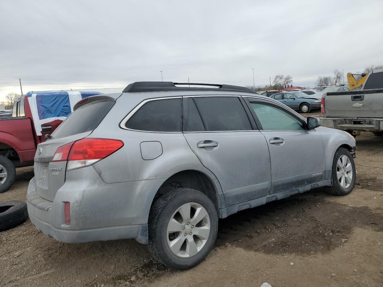 2010 Subaru Outback VIN 4S4BRBGC4A3328057 Copart auction photo, front end / undercarriage damage thumbnail 3