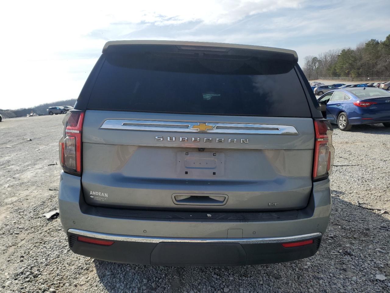 2023 Chevrolet Suburban VIN 1GNSKCKD0PR310876 Copart auction photo, front end damage thumbnail 6