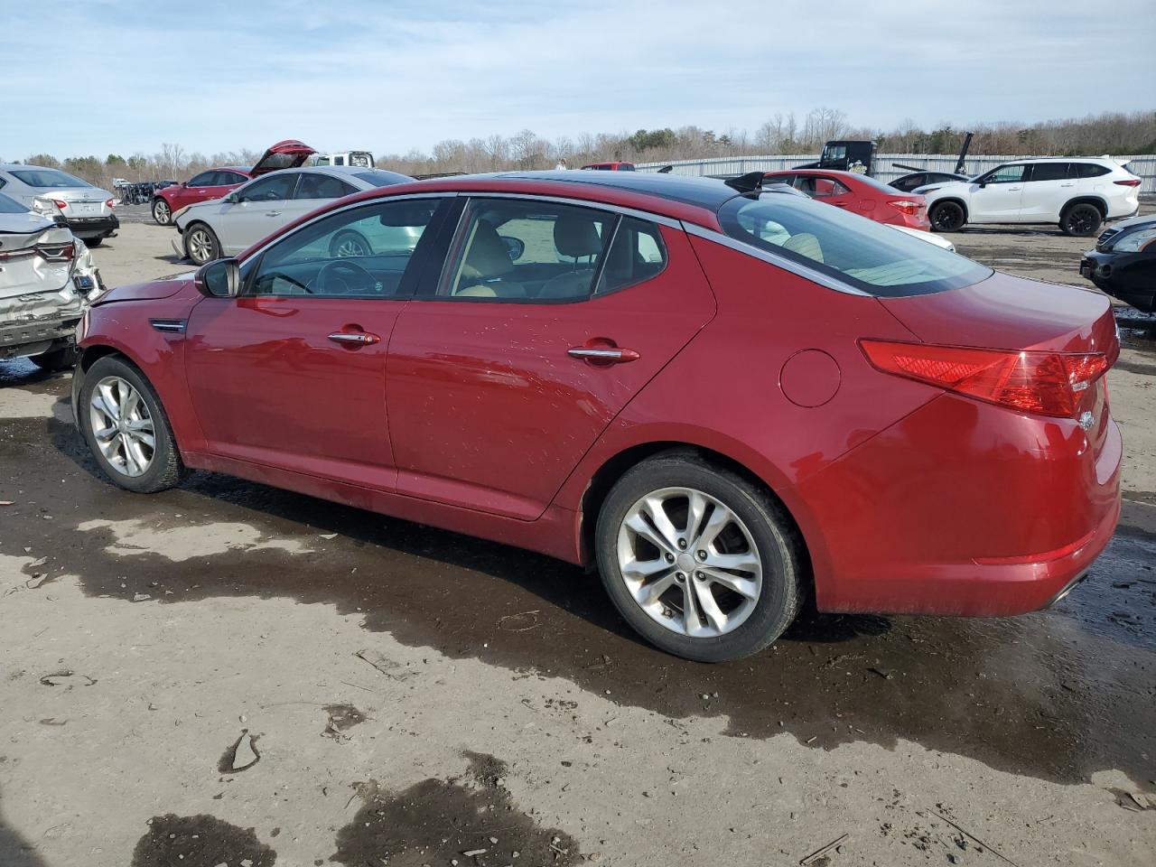 2012 KIA Optima VIN 5XXGN4A73CG071022 Copart auction photo, front end damage thumbnail 2