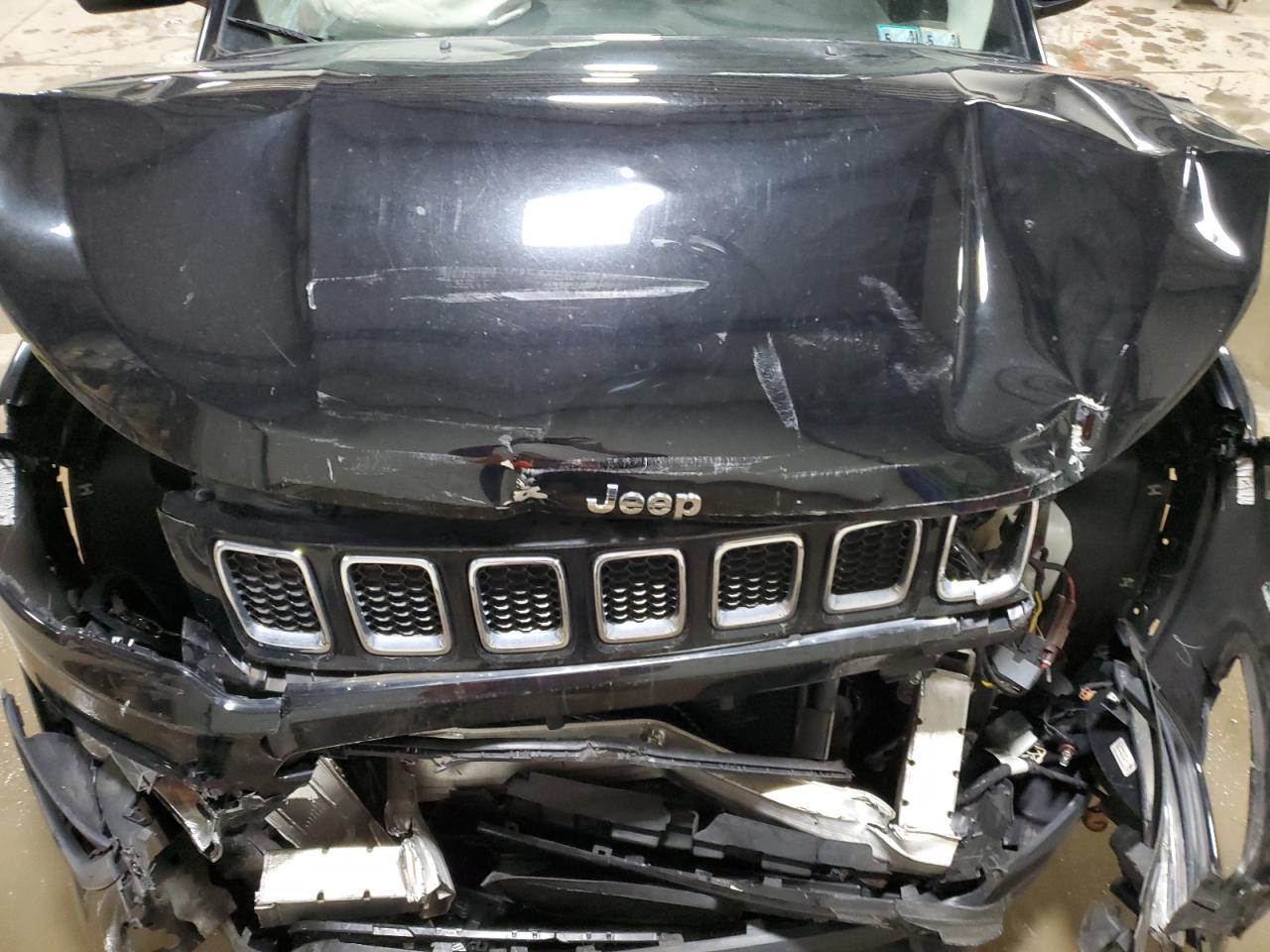 2018 Jeep Compass VIN 3C4NJDBB7JT168165 Copart auction photo, front end damage thumbnail 12