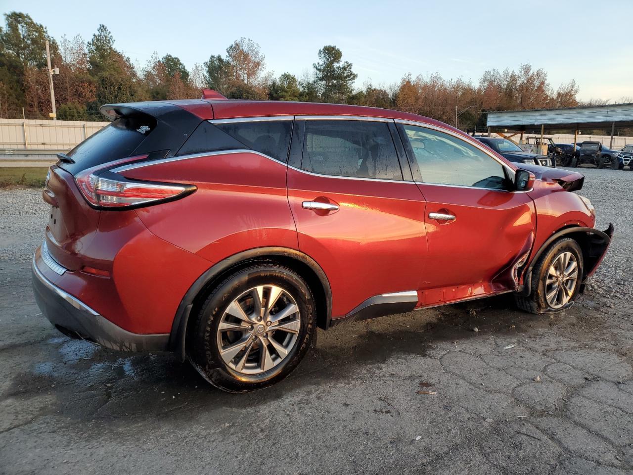 2018 Nissan Murano VIN 5N1AZ2MG3JN129783 Copart auction photo, front end / side damage thumbnail 3