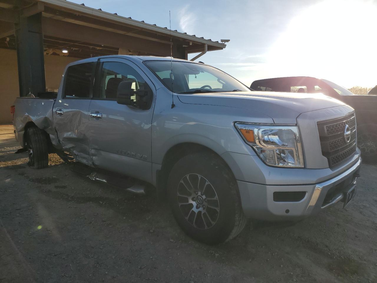 2020 Nissan Titan VIN 1N6AA1ED6LN501062 Copart auction photo, side / rear end damage thumbnail 4