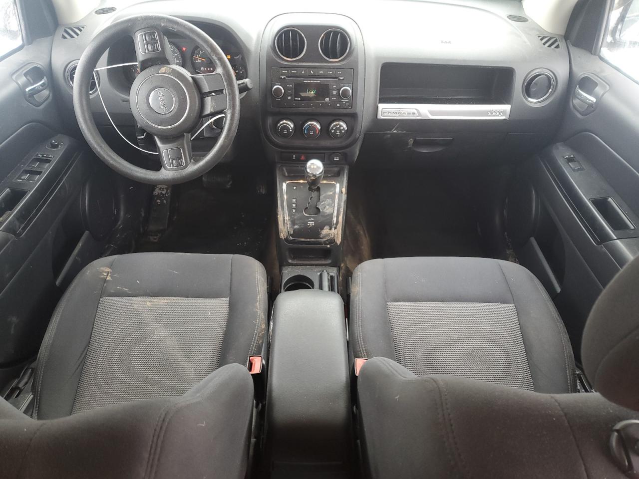 2016 Jeep Compass VIN 1C4NJDBB3GD686966 Copart auction photo, undercarriage / front end damage thumbnail 8