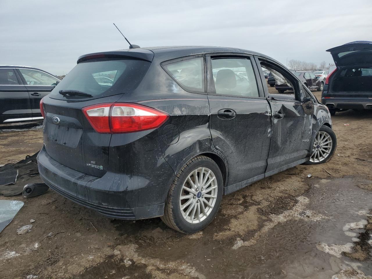 2013 Ford C-MAX VIN 1FADP5AU0DL555570 Copart auction photo, all over / mechanical damage thumbnail 3