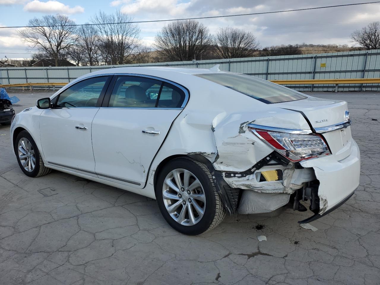 2014 Buick LaCrosse VIN 1G4GA5GR5EF128635 Copart auction photo, rear end / side damage thumbnail 2