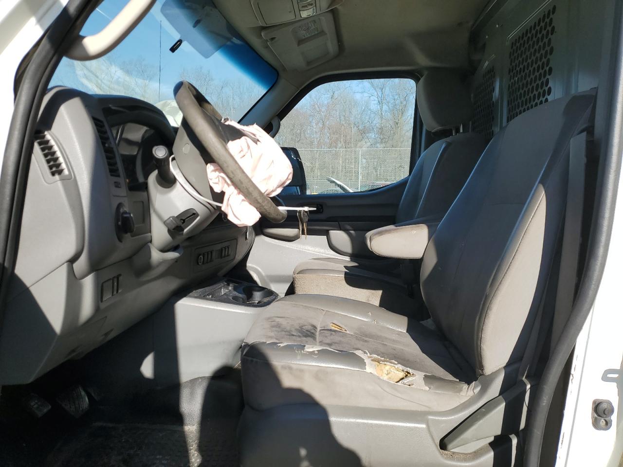 2014 Nissan NV VIN 1N6BF0KL9EN108123 Copart auction photo, front end / all over damage thumbnail 7