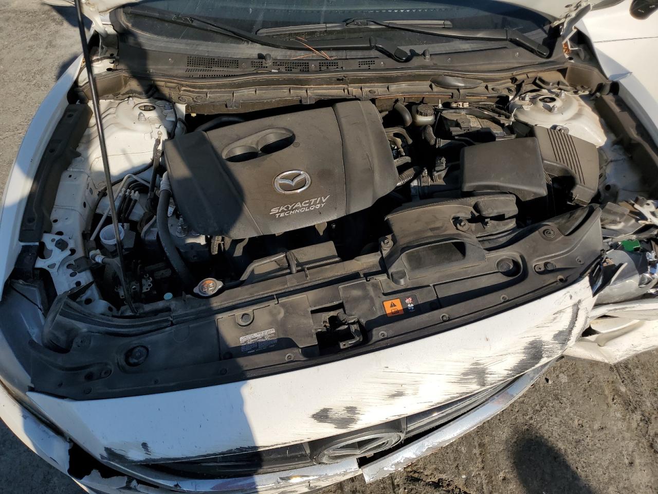 2014 Mazda 6 VIN JM1GJ1W53E1112216 Copart auction photo, front end / side damage thumbnail 11