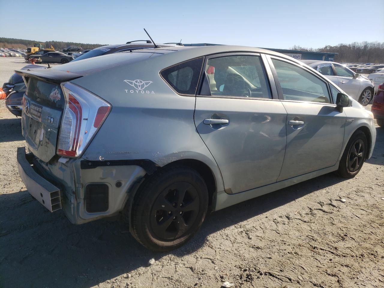2012 Toyota Prius VIN JTDKN3DU3C1504405 Copart auction photo, rear end damage thumbnail 3