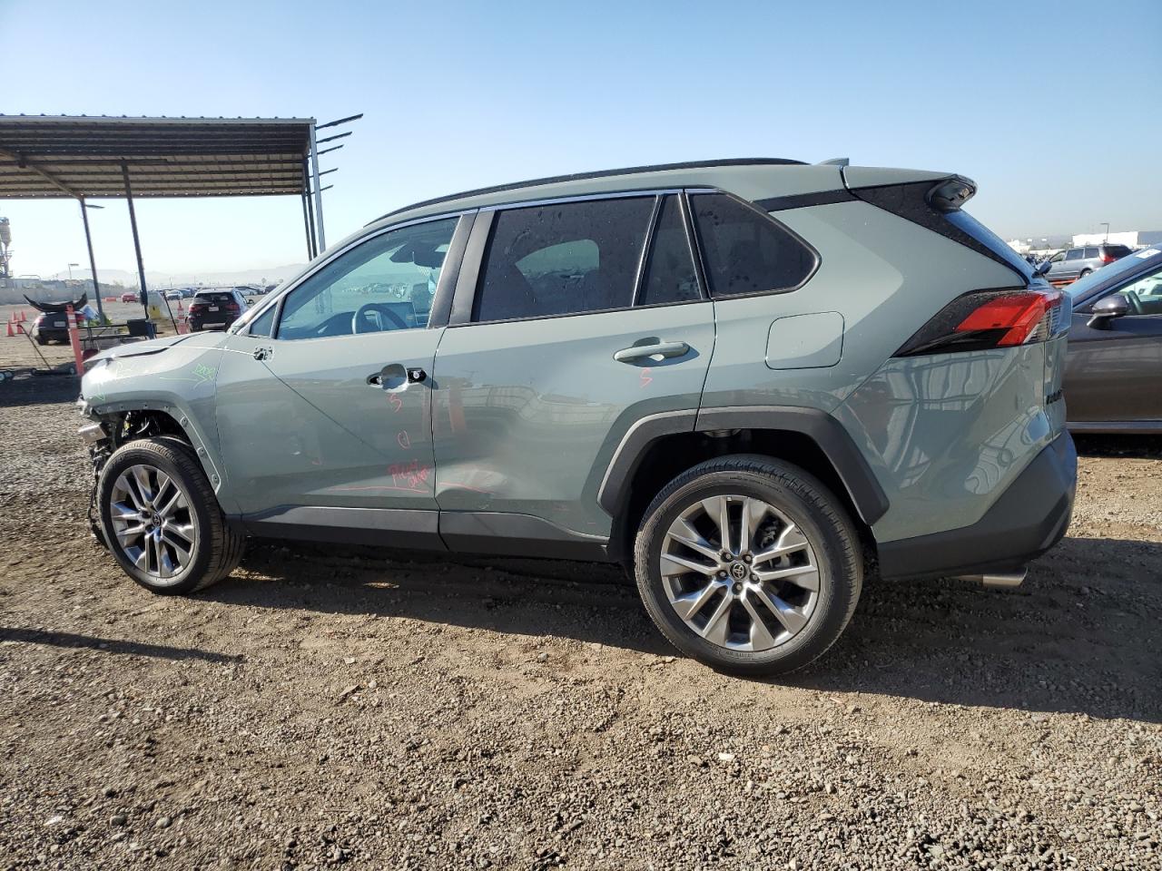 2022 Toyota RAV 4 VIN 2T3C1RFV6NW198748 Copart auction photo, frame damage damage thumbnail 2