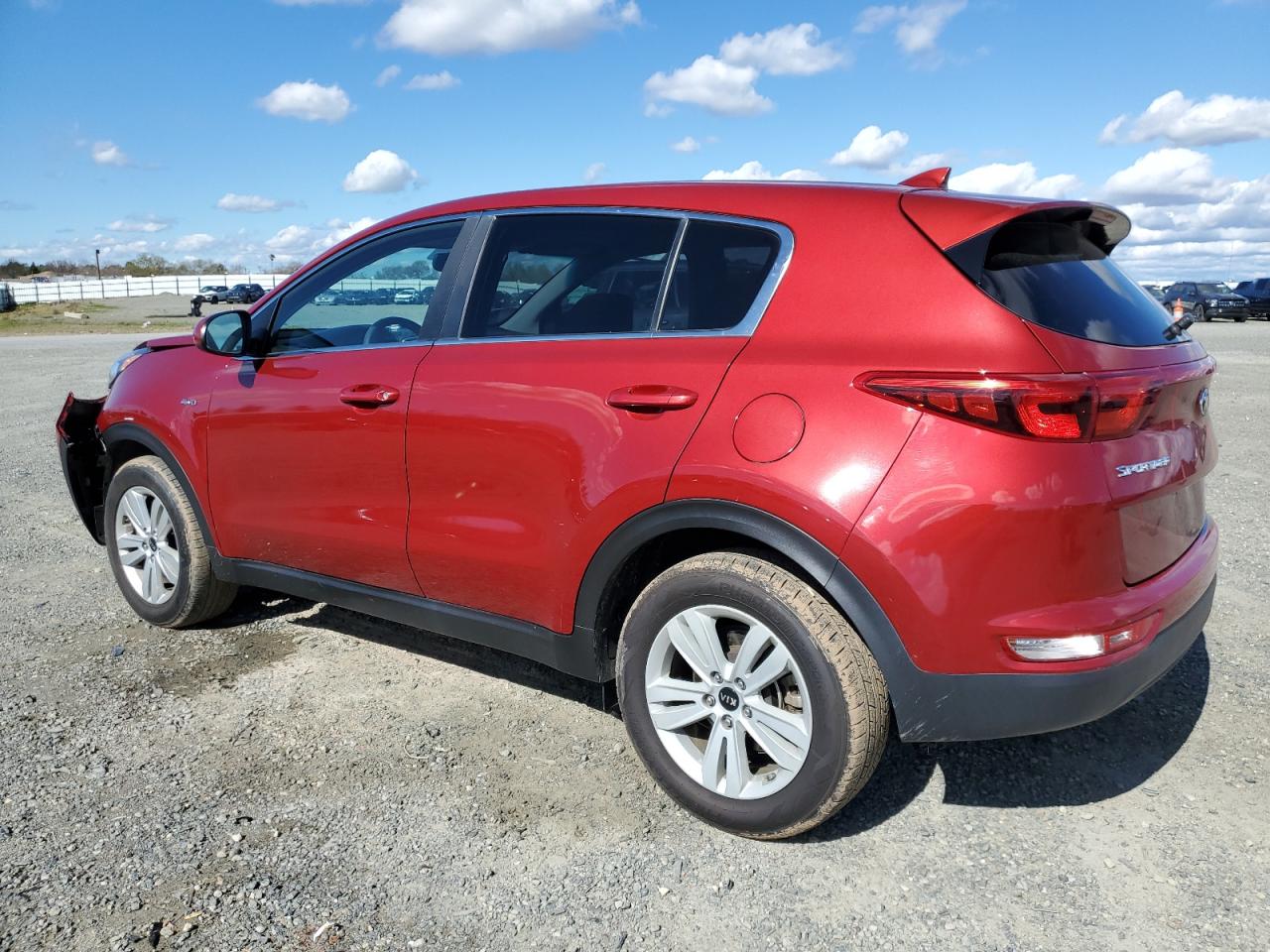 2018 KIA Sportage VIN KNDPMCAC6J7339416 Copart auction photo, front end damage thumbnail 2