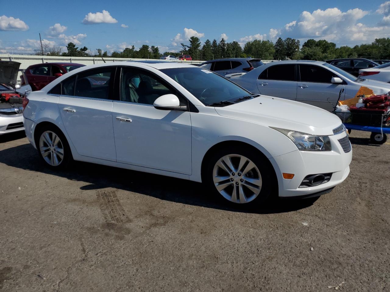 2012 Chevrolet Cruze VIN 1G1PH5SC5C7403228 Copart auction photo, rear end damage thumbnail 4