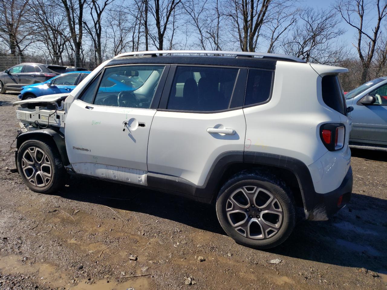 2016 Jeep Renegade VIN ZACCJBDTXGPD67938 Copart auction photo, front end / side damage thumbnail 2