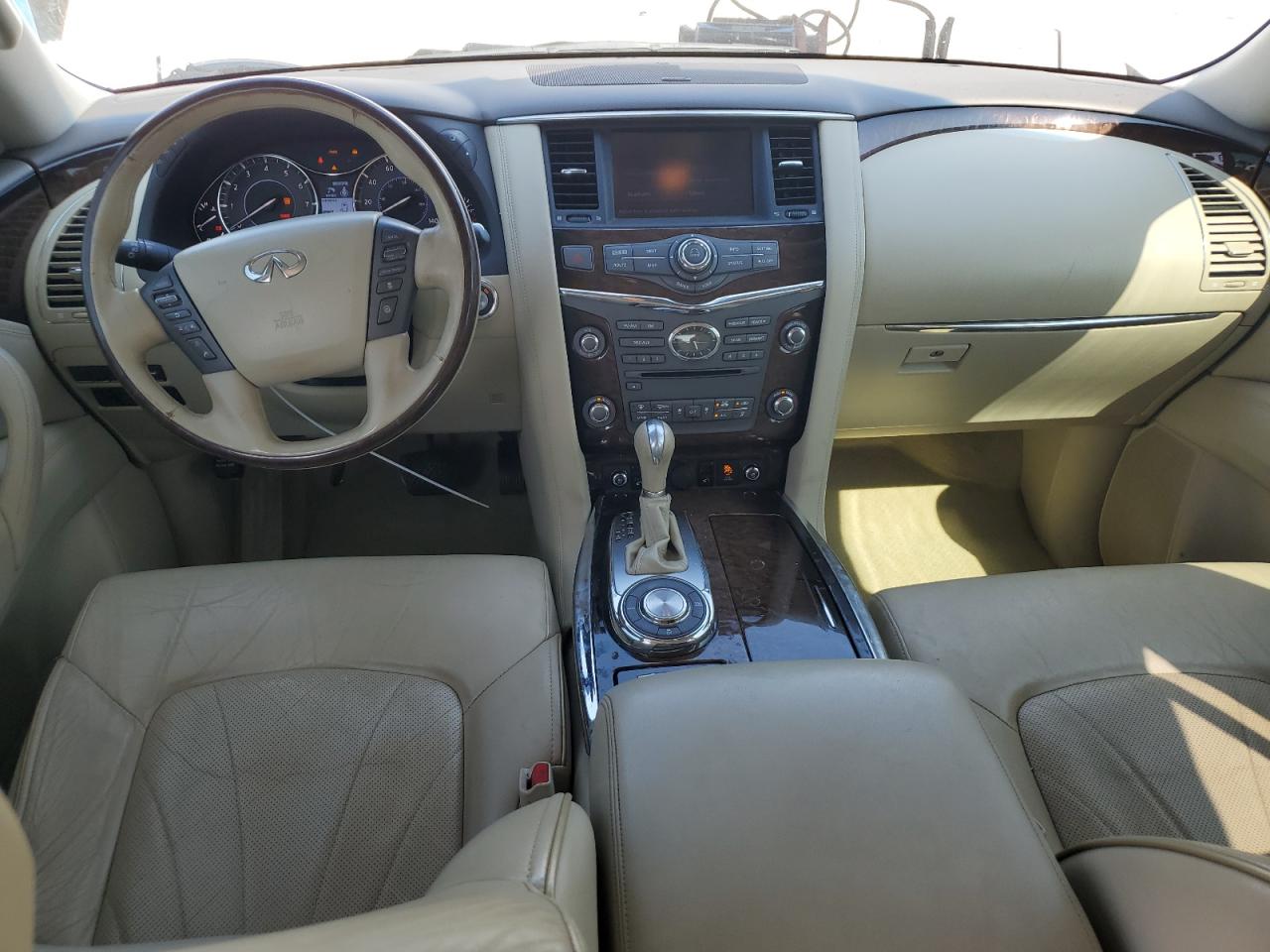 2013 Infiniti QX56 VIN JN8AZ2NF2D9531516 Copart auction photo, front end / rear end damage thumbnail 8