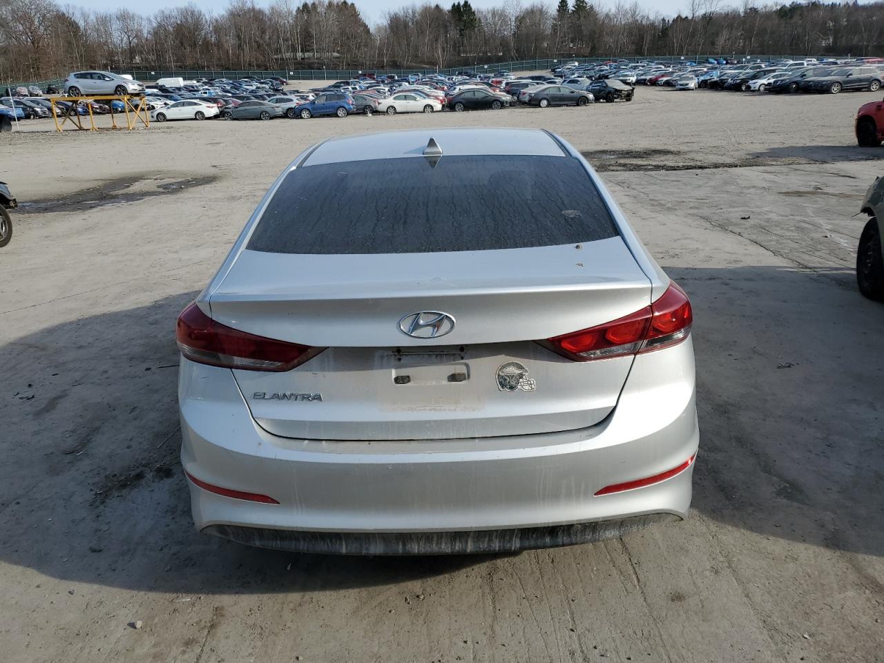 2017 Hyundai Elantra VIN 5NPD84LF9HH091365 Copart auction photo, front end damage thumbnail 6