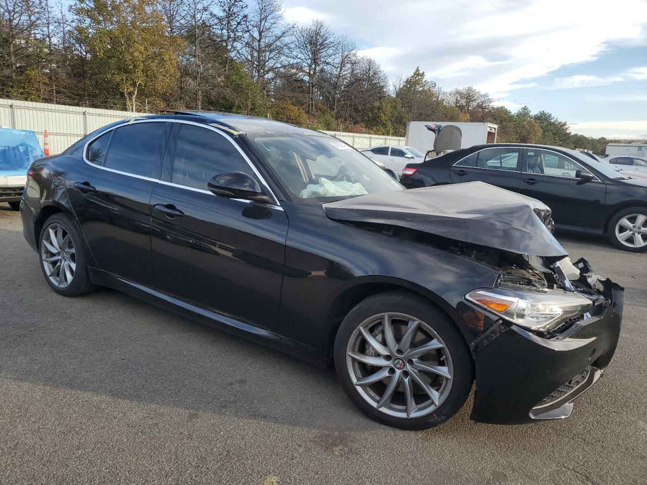 2020 Alfa Romeo Giulia VIN ZARFANAN2L7626987 Copart auction photo, front end damage thumbnail 4