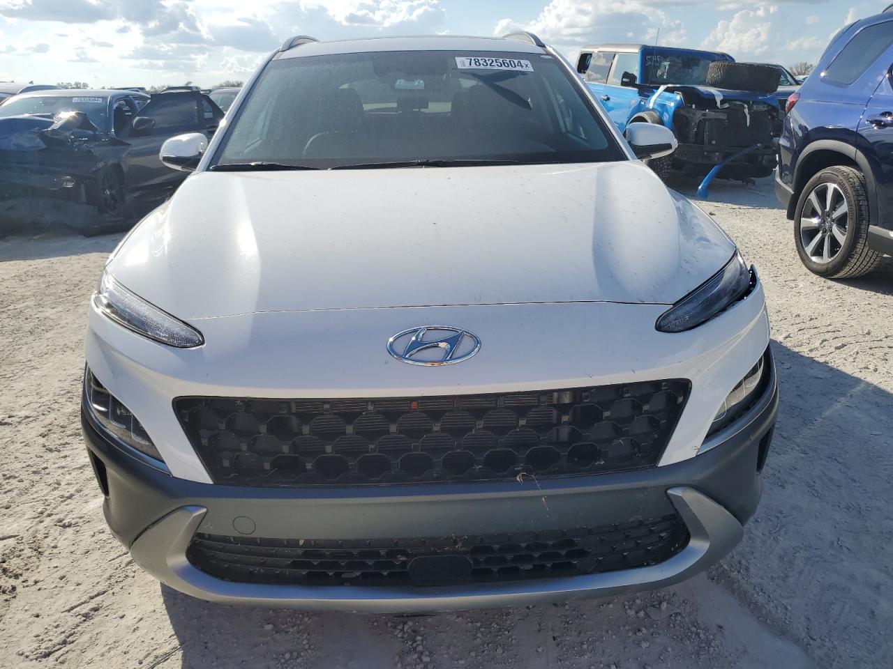 2022 Hyundai Kona VIN KM8K5CA30NU908593 Copart auction photo, water/flood damage thumbnail 5