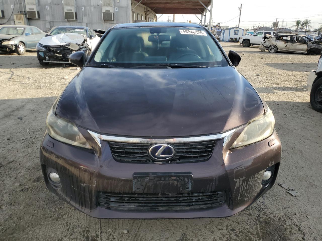 2012 Lexus CT VIN JTHKD5BH1C2080137 Copart auction photo, front end damage thumbnail 5